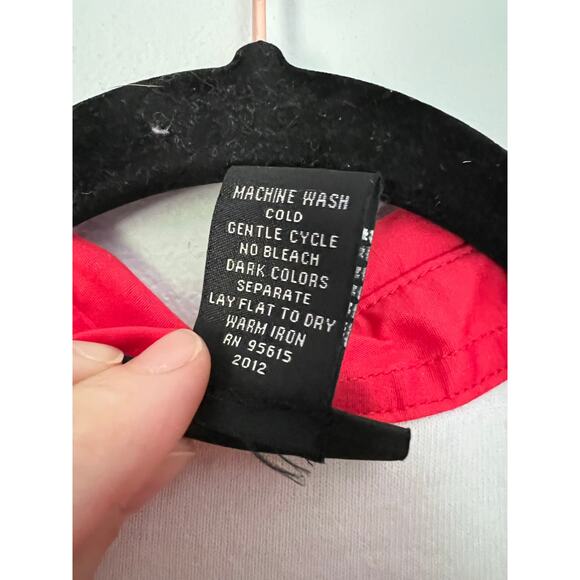 Red and White Striped Polo T-Shirt Womens Size Large July 4th Patriotic Nautical - Picture 6 of 6